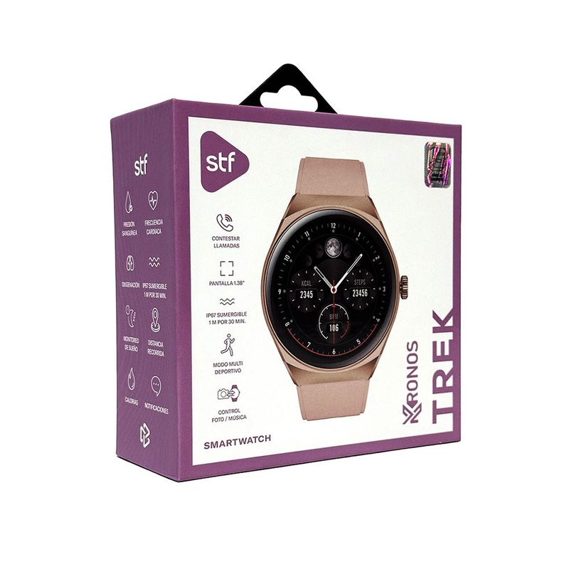 SMARTWATCH STF KRONOS TREK, ROSA