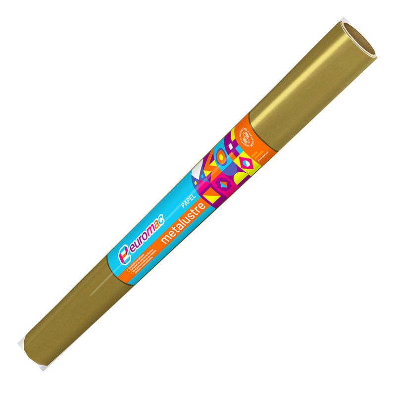 PAPEL LUSTRE DE 60CMx10MTS ORO