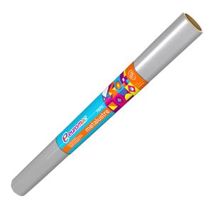 Papel Lustre Metalico De .60X10M Plata Ml0013