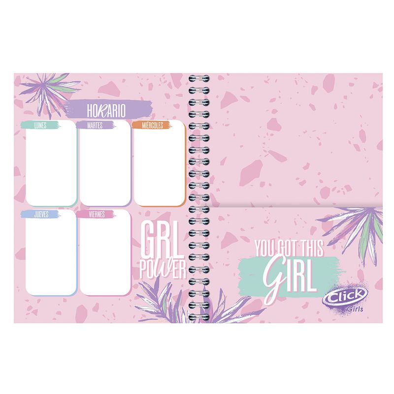 CUADERNO PROFESIONAL 100H C-7 CLICK GIRLS