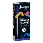 BOLIGRAFO FINO AZUL CAJA CON 12 NORMA
