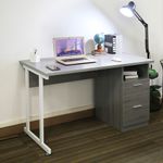 ESCRITORIO BASICO CON ARCHIVERO CENIZO