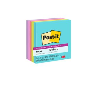 Notas Adhesivas 3X3 Supernova C/5 Colores C/90 Hojas 70007053203