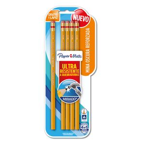 Lapiz Grafito Con Goma #2 1/2 Triangular Mirado Blt Con 4 M10101944058