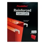 FOLDER COLGANTE CARTA ROJO CON 25PZAS REFORZADO