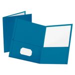 FOLDER CARTA EJECUTIVO AZUL CON 5PZAS