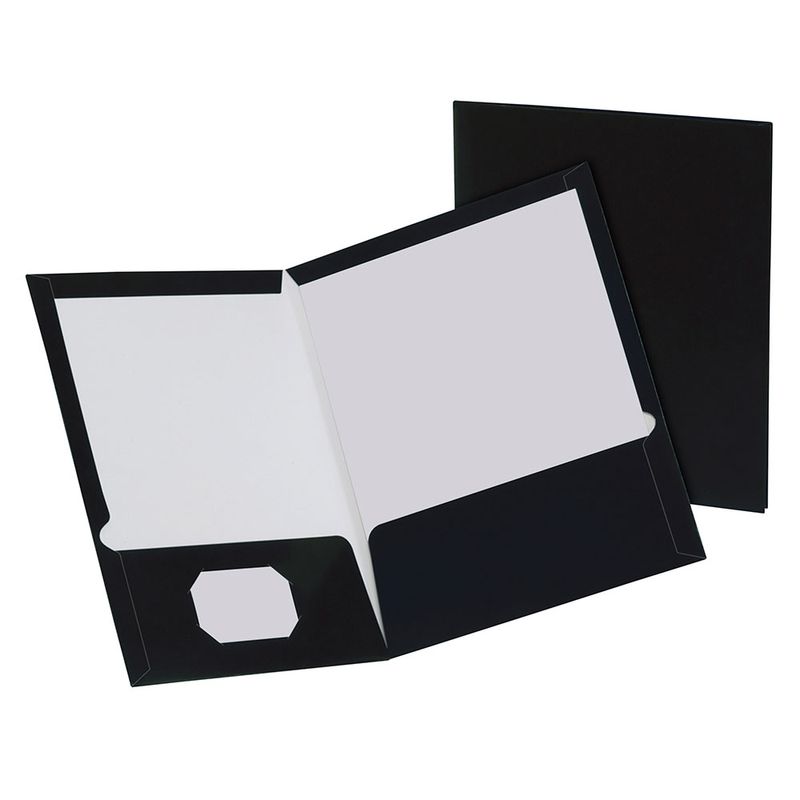 FOLDER CARTA EJECUTIVO NEGRO CON 5PZAS