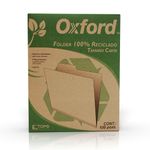 FOLDER CARTA RECICLADO CON 100PZAS