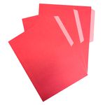 FOLDER BITONO CARTA ROJO INTENSO C/5PZAS