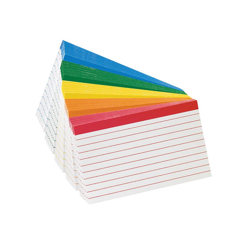 TARJETA INDICE 3X5" COLOR CON 100