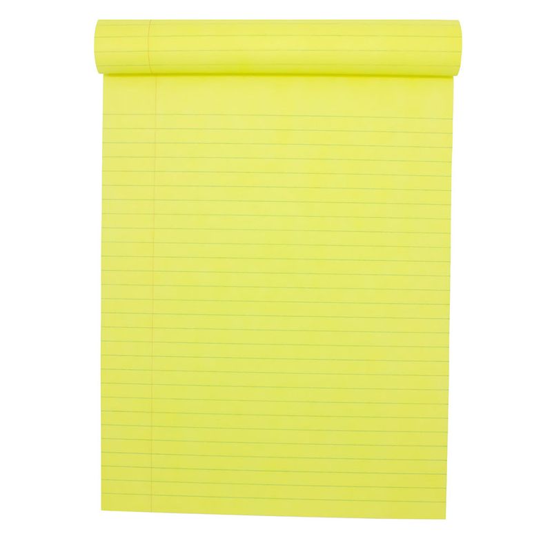 BLOCK AMARILLO CARTA 50H RAYAS