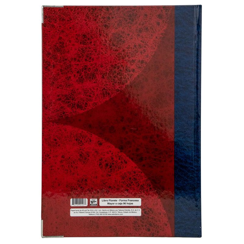 LIBRO FLORETE MAYOR 96HJS FORMA FRANCESA