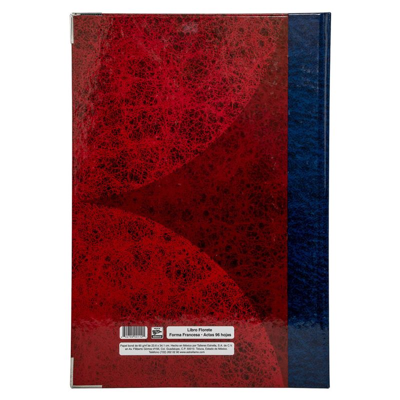 LIBRO FLORETE ACTAS 96HJS FORMA FRANCESA