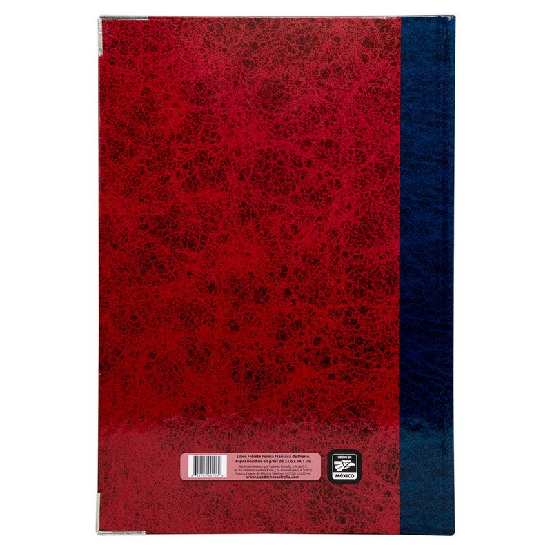 LIBRO FLORETE DIARIO 144HJS FORMA FRANCESA