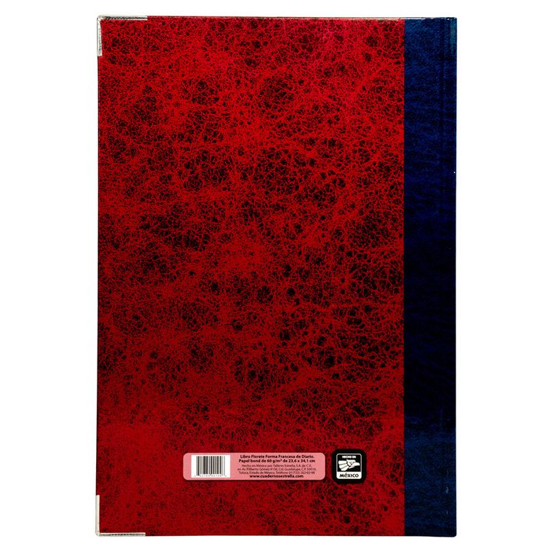 LIBRO FLORETE DIARIO 192HJS FORMA FRANCESA