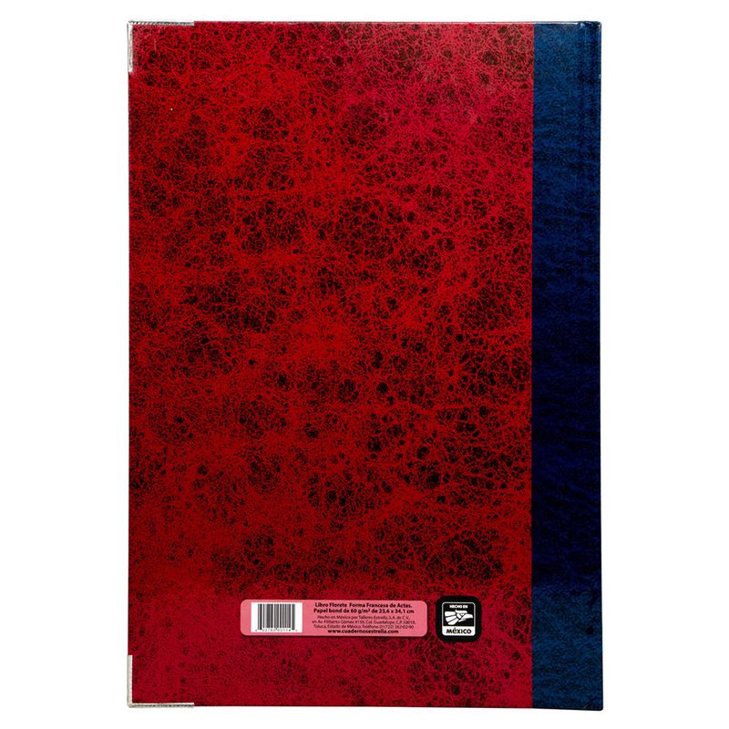 LIBRO FLORETE ACTAS 192HJS FORMA FRANCESA