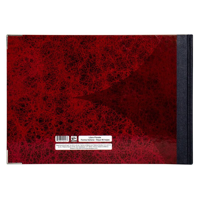 LIBRO FLORETE RAYAS 96HJS F/ITALIANA