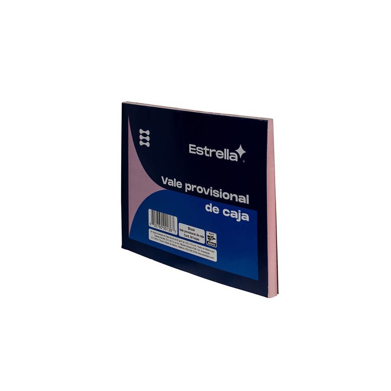 BLOCK VALE PROV CAJA 1/4CTA C/50HJS