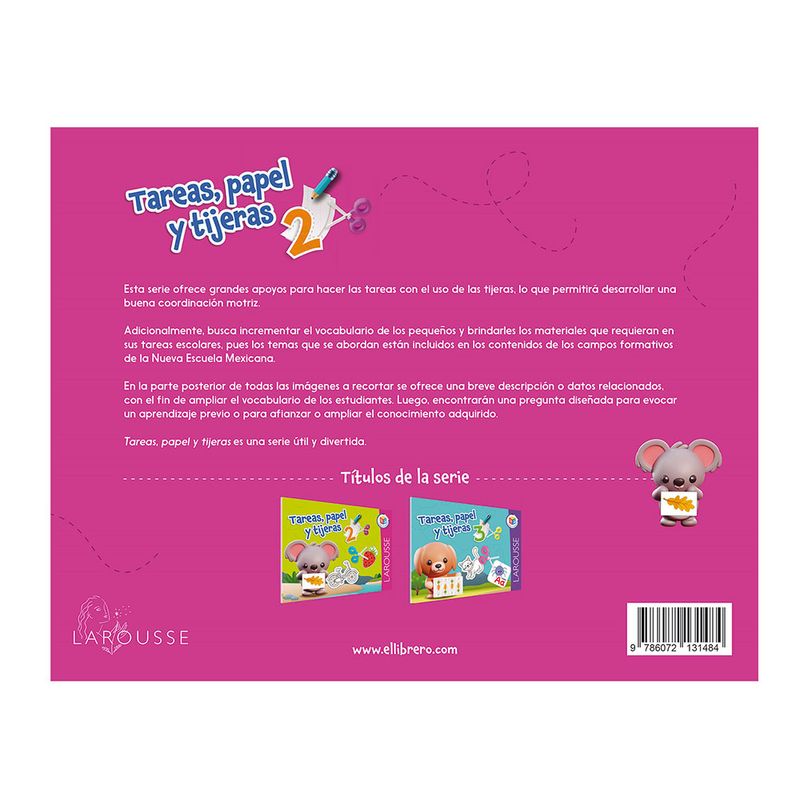 LIBRO DE TAREAS, PAPEL Y TIJERAS 2