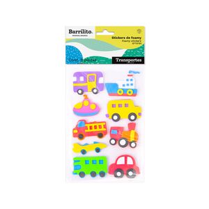 Stickers Foamy Transportes Barrilito Sft8785