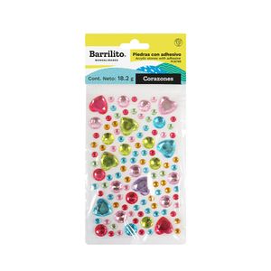 Piedras Decorativas Circulos Y Corazones Barrilito Pc8799