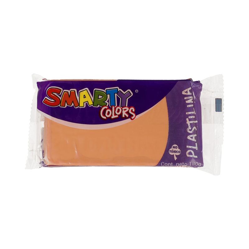 PLASTILINA MARQUETA 180GR ROSA/PIEL SMARTY