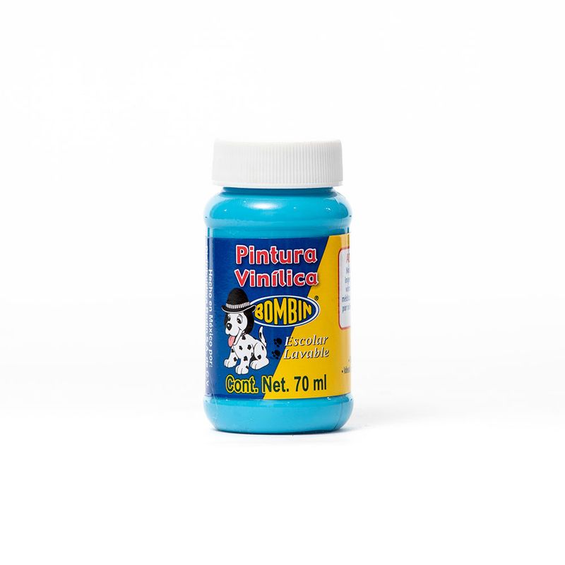 PINTURA VINILICA BOMBIN 70ML AZUL CLARO