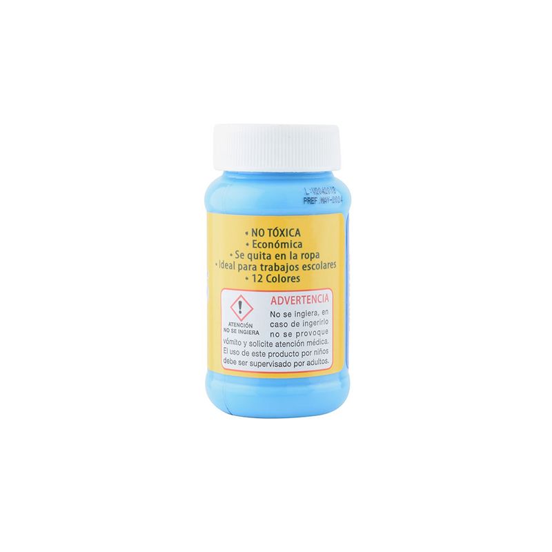 PINTURA VINILICA BOMBIN 70ML AZUL CLARO