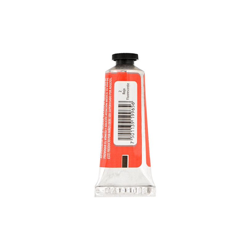 PINTURA PARA OLEO 40ML ROJO FLUORESCENTE