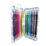 MARCADOR BASE AGUA DELGADO DOBLE PUNTA CON 12PZAS PASCUA