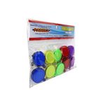 BROCHE RETRACTIL (YOYO) PARA GAFETE COLORES SURTIDOS 10PZAS