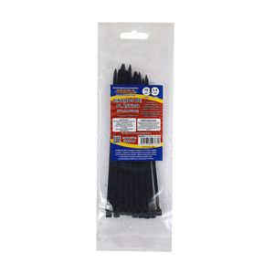 Cinchos Plastico 15Cm Negro Bolsa C/25 Pascua Pa-Cinch1525-Aa