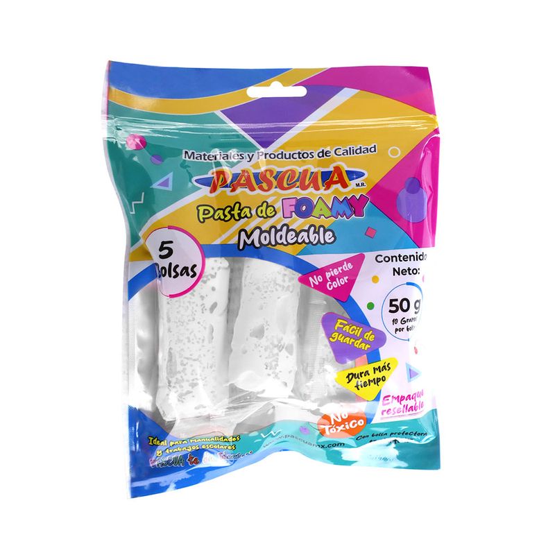 FOAMY MOLDEABLE BLANCO 50GRS PASCUA
