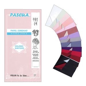 Papel Coreano Doble Cara Surtido C/10 Pascua Pk-Dc-Sur