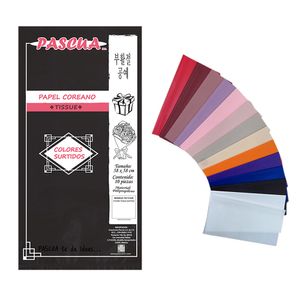Papel Coreano Tissue Surtido C/10 Pascua Pk-Ti-Sur