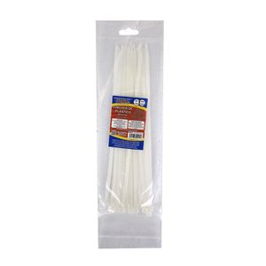 Cinchos Plastico 25Cm Blanco Bolsa C/25 Pascua Pa-Cinch2525