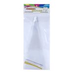BOLSA CONO CELOFAN TRANSPARENTE 12CMX30CM C/25 PZAS PASCUA