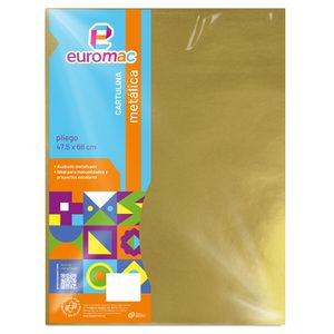 Cartulina Metalica Oro Mt0004