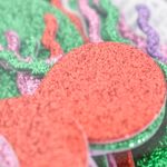 FIGURAS DE FOAMY DIAMANTADO CON ADHESIVO GLOBOS C/38 PIEZAS