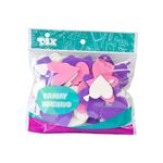 FIGURAS DE FOAMY CON ADHESIVO CORAZONES C/77 PIEZAS