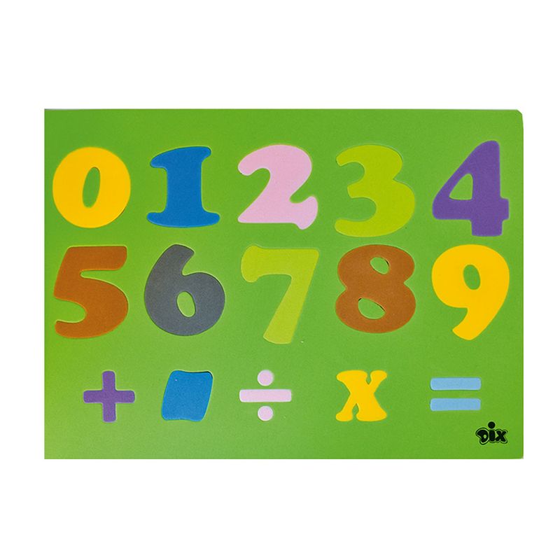 FOAMY DIDACTICO NUMEROS