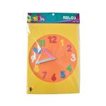 FOAMY DIDACTICO RELOJ