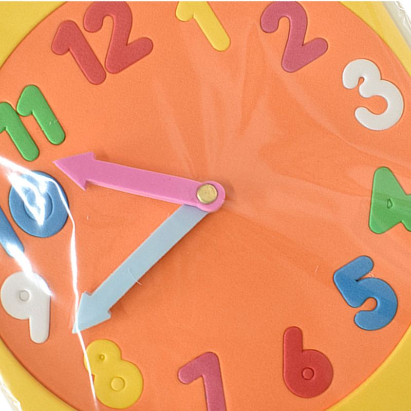 FOAMY DIDACTICO RELOJ