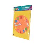 FOAMY DIDACTICO RELOJ