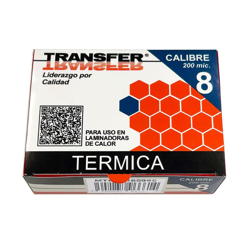 MICA TERMICA 65X95CM C/100 PZAS (8MIL) TRANSFER