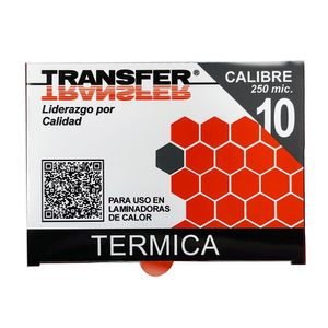 Mica Termica 6.5X9.5Cm C/100 Pzas (10Mil) Transfer Mtr1006595C