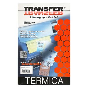 Mica Termica Oficio C/50 Pzas (10Mil) Transfer Mtr10Oficioc