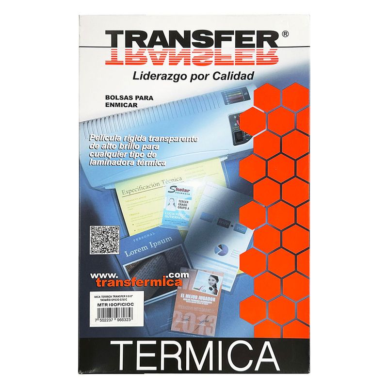 MICA TERMICA OFICIO C/50 PZAS (10MIL) TRANSFER