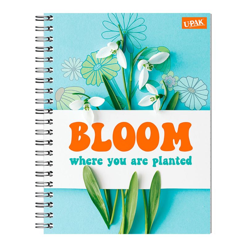 CUADERNO PROFESIONAL 100H C-7 FLORES DE ONDA