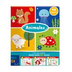 LIBRO COLOREAR MAGICO ANIMALES